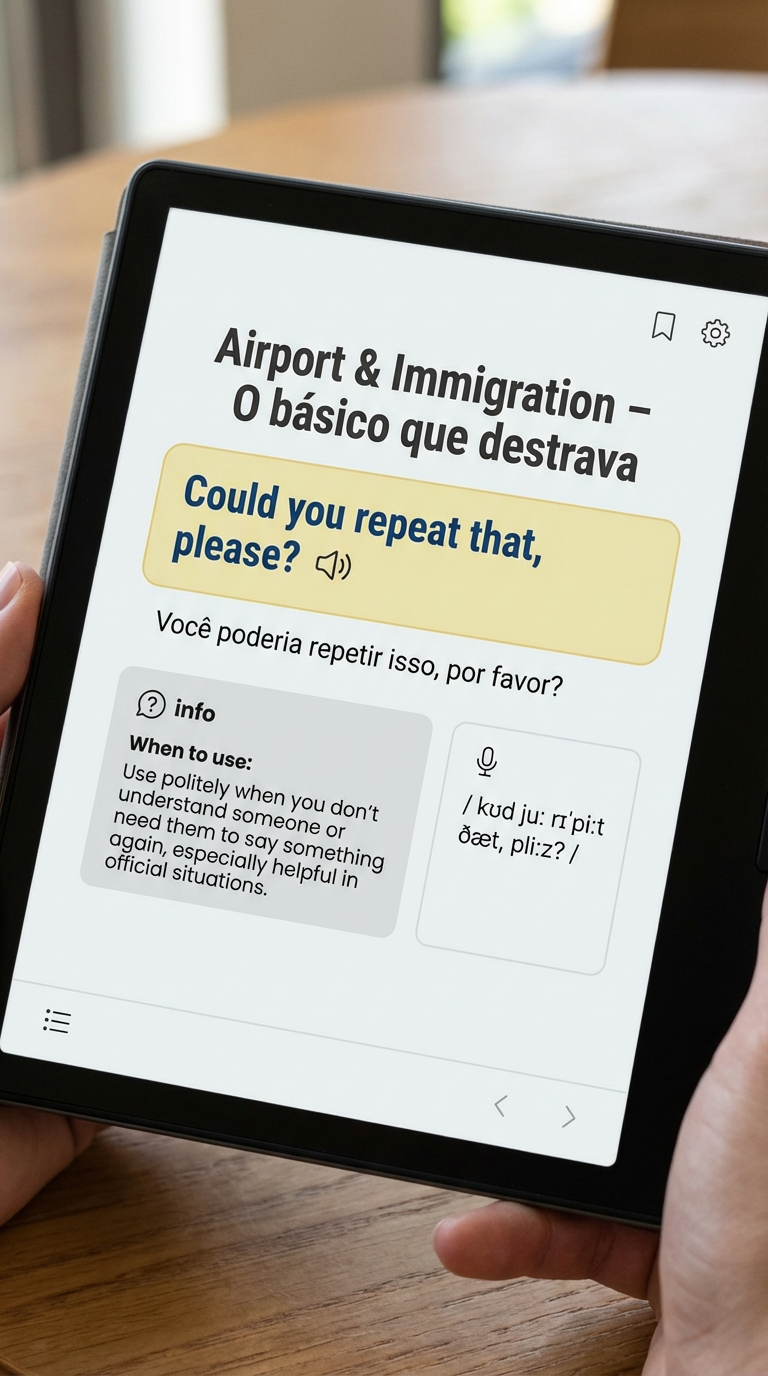 Página interna do guia